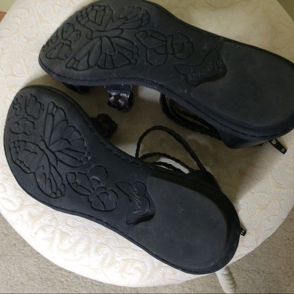 BOC Born Sandals Woven Straps Back Zip - Picture 7 of 7